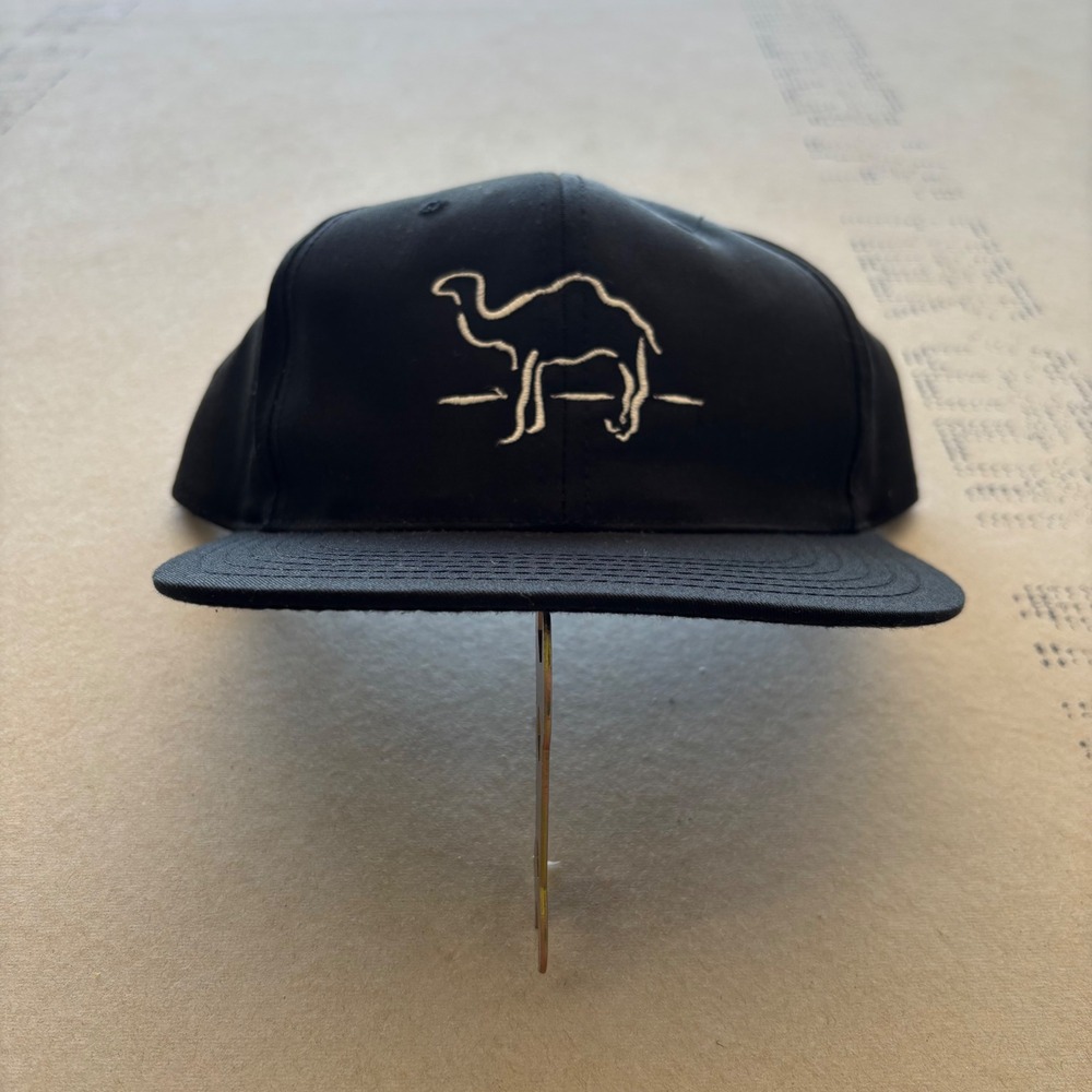 Vintage 90s Camel Joe Cigarettes Snapback Hat Black‎ Trucker Cap